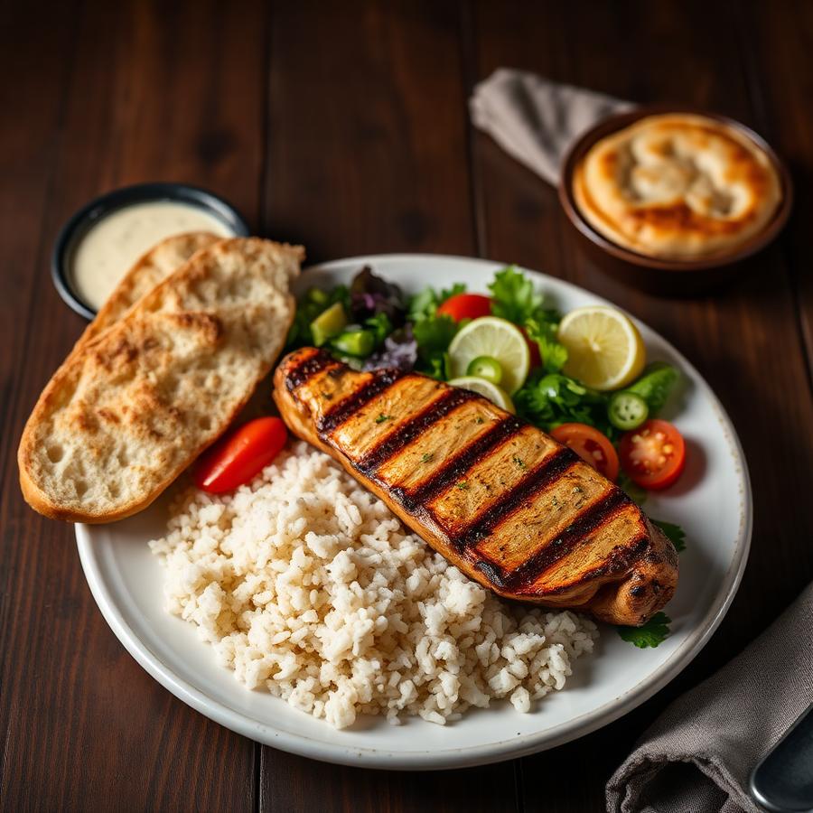 Half Grilled Chicken